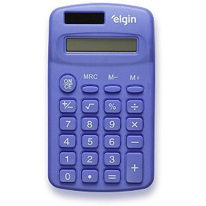 Calculadora de Bolso 8 Digitos CB1485A Solar Azul