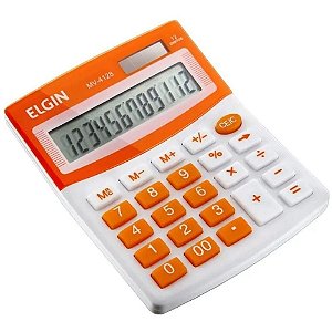 Calculadora de Mesa 12 Digitos MV4128 Laranja