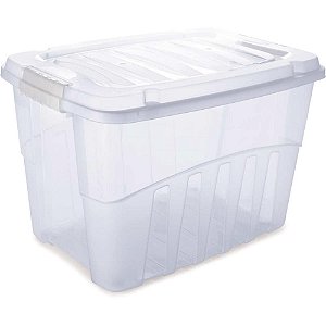 Caixa Plastica Multiuso GRAND BOX ALTA Incolor 78L