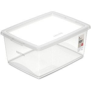 Caixa Plastica Multiuso Cristal 15L 30X41X18,6CM C/TRA