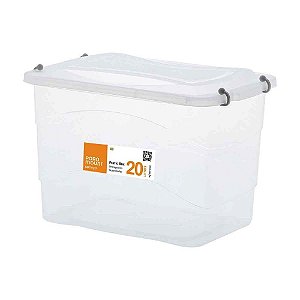 Caixa Plastica Multiuso Pratic BOX 20L 41X29X25CM.