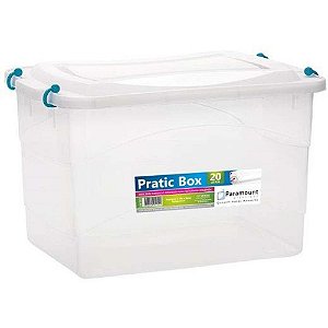 Caixa Plastica Multiuso Pratic BOX 20L 41X29X25CM.