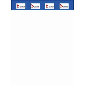 Bloco para Rascunho C/PICOTE S/PAUTA 100X140 50F.