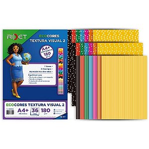 Bloco para Educacao Artistica Textura 2 DEC.180G.36F 23X32CM