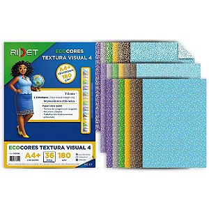 Bloco para Educacao Artistica Textura 4 DEC.180G 36F 23X32CM