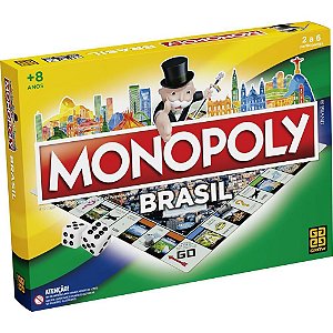 Jogo de Tabuleiro Monopoly Brasil