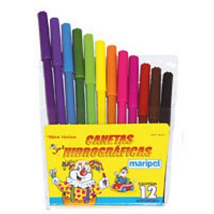 Caneta Hidrografica Maripel 12 Cores