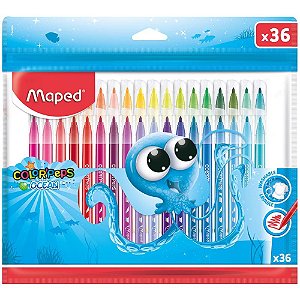 Caneta Hidrografica Ocean Polvo 36 Cores