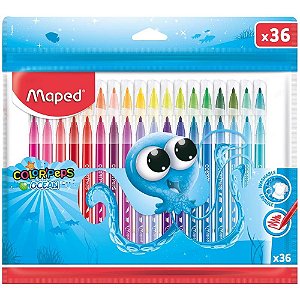 Caneta Hidrografica Ocean Polvo 36 Cores