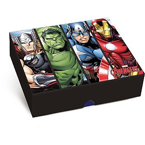 Caixa para Presente Avengers 25X20X5