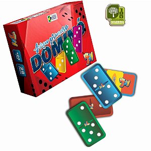 Domino Classico Colorido MDF 28PCS