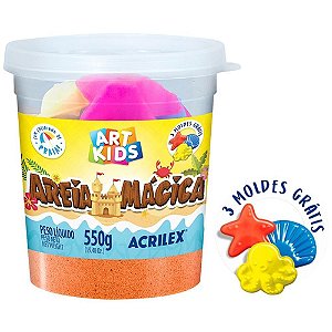 Massa Areia Areia Magica Laranja 550G C/MO
