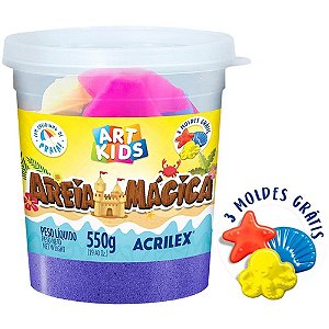 Massa Areia Areia Magica Roxo 550G C/MOLD