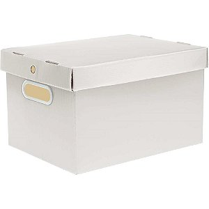 Caixa Organizadora Prontobox BRANC 440X320X260 GD 0 Polycart