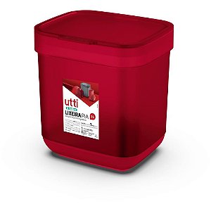 Lixeira Pia 3L Vermelha 16,8X14,5X18,4