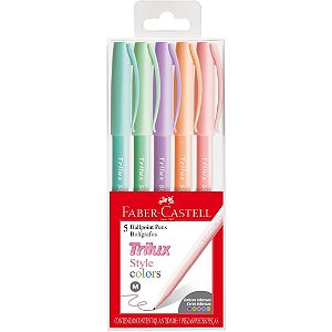 Caneta Esferografica Trilux STYLE Colors 5 Cores