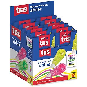 Caneta Marca Texto TRIS Shine Fita 3CORES Neon