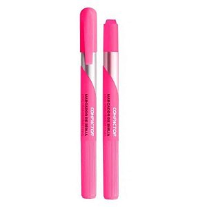 Caneta Marca Texto para Paginas Finas - Rosa