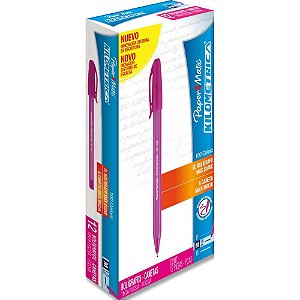 Caneta Esferografica Kilometrica 100 Colorz Rosa