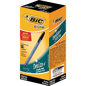 Caneta Esferografica Cristal SOFT Preta