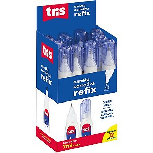 Caneta Corretiva TRIS Refix 7ML Metal