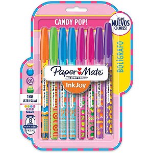 Caneta Esferografica KM 100 CANDY POP 08CORES (S)