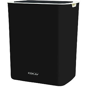 Lixeira para Escritorio Automatica / Sensor 14L Preta