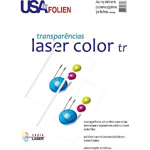 Transparencia Laserjet Laser Color C/TARJA A4