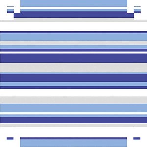 Papel Presente Bobina Couche 60CM.MOD.345 Listrado Azul