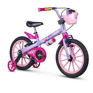 Bicicleta Infantil ARO 16 Pixie C/CESTINHA - Nathor