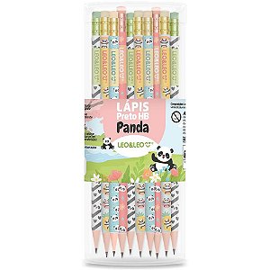 Lapis Preto Redondo Decorado Panda HB C/BORRACHA (S)