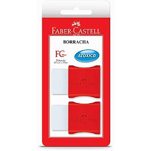 Borracha Branca FC MAX Pequena Plastica Vermel (7891360200321)