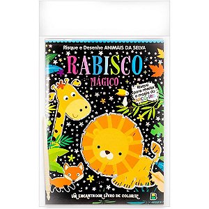 Livro Infantil Colorir Rabisco Magico Anim.selva 8P