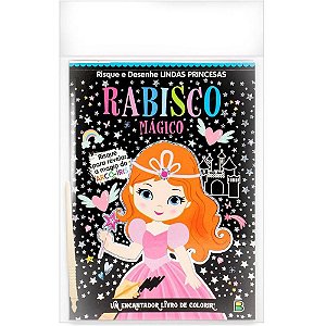 Livro Infantil Colorir Rabisco Magico Princesas 8PAG