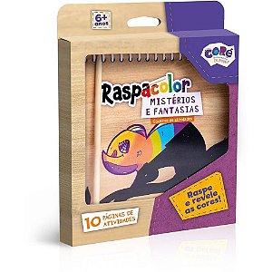 Livro Infantil Colorir Raspacolor Misterio e FANT.10P