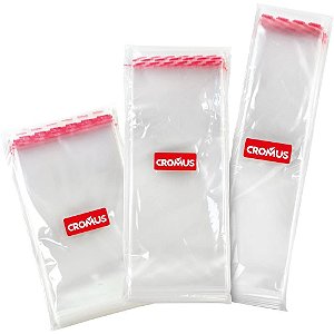 Saco Adesivado Transparente 11X18+3CM ABA PCT.C/100