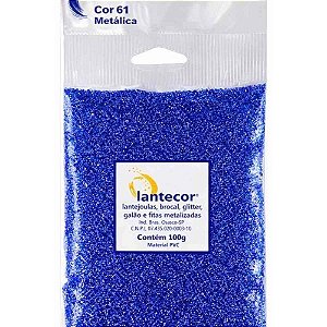 Glitter PVC Azul 100G.