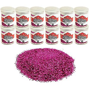 Glitter PVC PINK Potes 3G. (7898413661405)