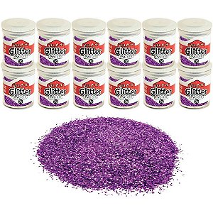 Glitter PVC Roxo Potes 3G. (7898413661443)