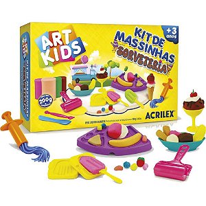 Massa para Modelar Criativa ART KIDS Sorveteria 200G