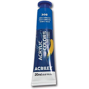 Tinta Acrilica ACRYLIC Colors 20ML Azul Cobal