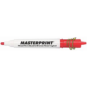 Pincel Quadro Branco MP 619 Vermelho Recarregavel