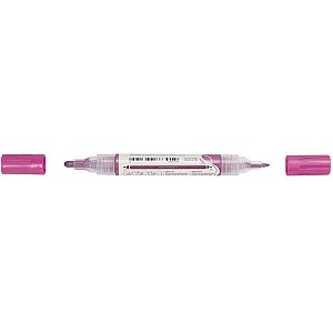 Pincel Marcador Artesanato Multimark S/P Rosa Metal C/6