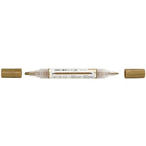 Pincel Marcador Artesanato Multimark S/P Ouro com 6