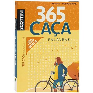 Livro de Atividades 365 CACA-PALAVRAS Scottini N10