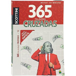 Livro de Atividades 365 Cruzadas Diretas SCOTT N12