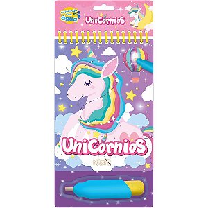 Livro Aquabook Unicornios 24X14CM 10PGS