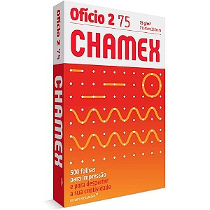 Papel Sulfite Oficio 2 Chamex 75G 500 Folhas
