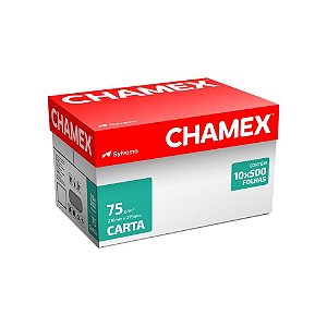 Papel Sulfite Carta Chamex 75G 10 PCTX500 FLS