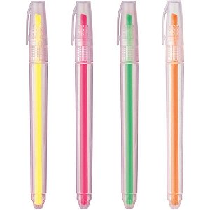 Caneta Marca Texto Bazze 4CORES Polybag